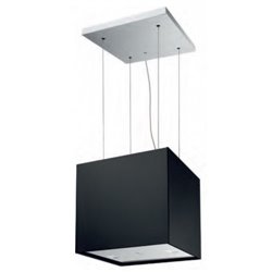 Hotte Mercury 920754 ilôt acier noir laqué 40 cm 450 m3/h