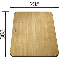 Planche en frêne ZENAR XL 233679 Zenar XL bois 367x235 mm