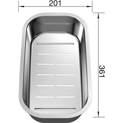 Vide-Sauce Inox Multifonctions P/Axis Ii  6S 224787 Axis 201x631 mm