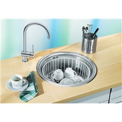 Panier à Vaisselle Inox 220574 Rond 310x365x130 mm