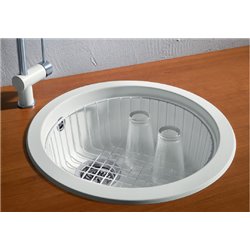 Panier à Vaisselle Inox 220574 Rond 310x365x130 mm