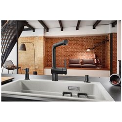 Tirette de commande 238688 noir mat