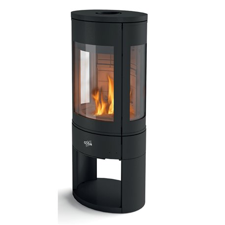 Poêle à bois Rosnay 411106NOIR 7 kWatts Noir