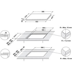 Table induction IS33Q60NE induction commandes sensitives
