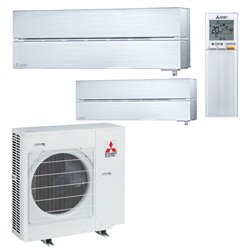 Design de luxe MXZ-3F68/2550/LNV, Tailles 25+50 Blanc Perle R32