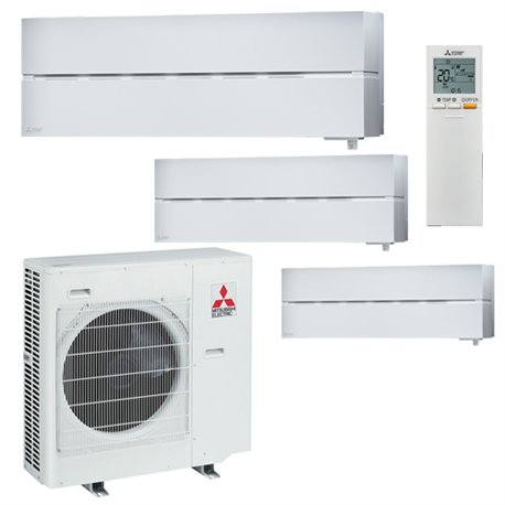Design de luxe MXZ-3F68/182550/LNW, Tailles 18+25+50 Blanc Pur R32
