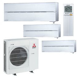 Design de luxe MXZ-3F54VF/182550/LNV, Tailles 18+25+50 Blanc Perle R32
