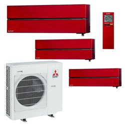 Design de luxe MXZ-3F54VF/183535/LNR, Tailles 18+35+35 Rouge Rubis R32