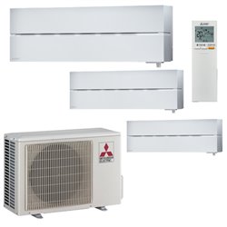 Design de luxe MXZ-4F80VF3/183550/LNW, Tailles 18+35+50 Blanc Pur R32