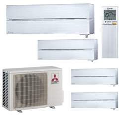 Design de luxe MXZ-4F72/18252550/LNV, Tailles 18+25+25+50 Blanc Perle R32