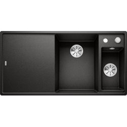 Evier Axia III 6 S 525850 Planche verre blanc Noir