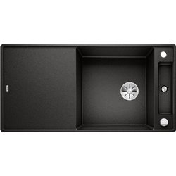 Evier Axia III XL 6 S-F Silgranit PuraDur 525860 Planche frêne Noir