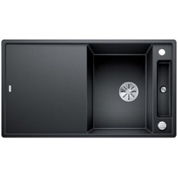 Evier Axia III 5 S Silgranit PuraDur 525845 Planche frêne  Noir