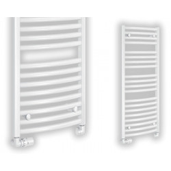 Sèche serviette mixte Tahiti raccord central 552/750 Watts, 1309x500x100 mm