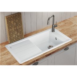 Evier Faron XL 6 S Silgranit 524807 Blanc 