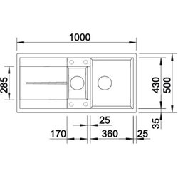 Evier Metra 6 S  525926 Automatique Noir