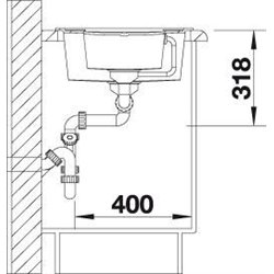 Evier Metra 6 S  525926 Automatique Noir