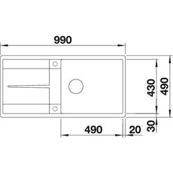 Evier Metra XL 6 S-F 525933 Noir 