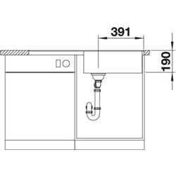 Evier Metra XL 6 S-F 525933 Noir 