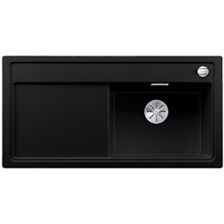 Evier Zenar XL 6 S Silgranit sans access. 526062 Egouttoir gauche Noir