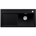 Evier Zenar XL 6 S Silgranit sans access. 526062 Egouttoir gauche Noir