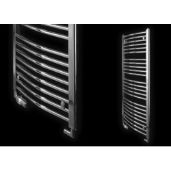 Sèche serviette mixte Tahiti Surf Chromé 585/750 Watts, 1657x600x60 mm