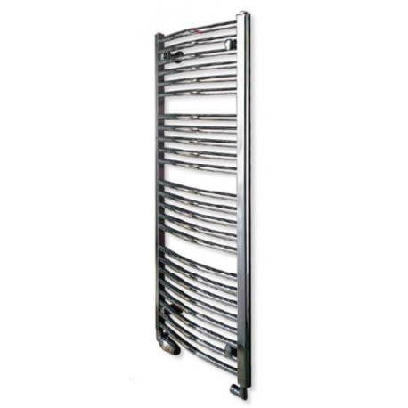 Sèche serviette mixte Tahiti Surf Chromé 585/750 Watts, 1657x600x60 mm