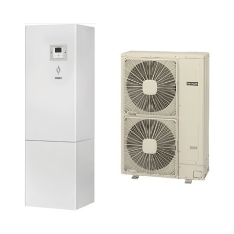 Yutaki S80 Combi RWH-6.0NFWE/RAS-6WHNPE, 16 kWatts Triphasé 260 L Yutaki S80 Combi RWH-6.0NFWE/RAS-6WHNPE, 16 kWatts Triphasé 260 L