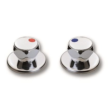 Bouton eau froide ou eau chaude 7699002 pour robinet à tournant sphérique