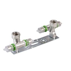 Plaque de 2 appliques en té ajustable à sertir femelle 7770W2012 20x2-1/2’’ H2 64 mm 