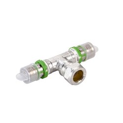 Té à sertir à compression 7130JW161516 16x2-Cu15-16x2 