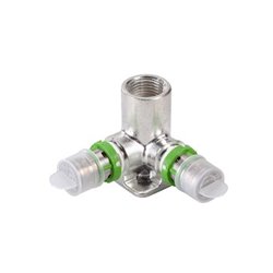 Applique double à sertir femelle à visser 7471DGW201220 20x2 - 1/2’’ - H2 52 mm 
