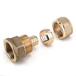 Mamelon femelle fixe à compression 9402304 16x1,5-1/2" 