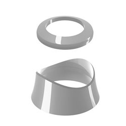 Kit de personnalisation pour tête thermostatique Senso R100088 Gris 