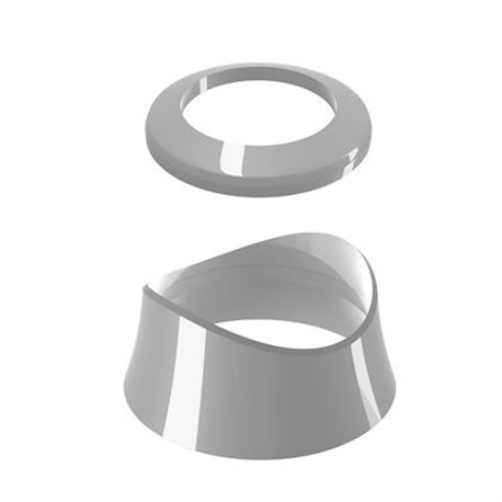 Kit de personnalisation pour tête thermostatique Senso R100088 Gris 