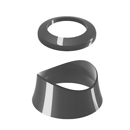 Kit de personnalisation pour tête thermostatique Senso R100081 Chromé 
