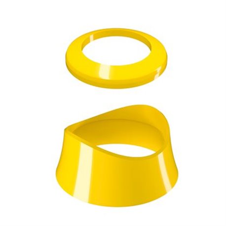 Kit de personnalisation pour tête thermostatique Senso R100086 Jaune 