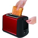 Grille-pain Rouge & Noir - Subito Select LT340D11 multi-fentes rouge et noir