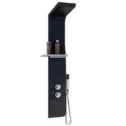Aquamoon, CD340N Thermostatique colonne design ABS noir