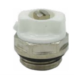 Purgeur ASIVAL04 Blanc/Chromé 3/8” orientable