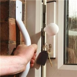 Barre d'appui 01210WH 445 mm