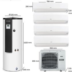 Triple C TAW-190RHC/RAM-90NYP5E/15255050/MOK, 190 Litres Tailles 15 + 25 + 50 + 50 Triple C TAW-190RHC/RAM-90NYP5E/15255050/MOK, 190 Litres Tailles 15 + 25 + 50 + 50