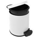 Poubelle 23613WH Blanc mat 5 litres