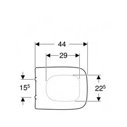 Abattant Renova Plan 572110000 blanc standard