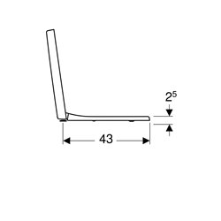 Abattant Renova Plan 572110000 blanc standard