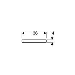 Abattant Renova Plan 572110000 blanc standard