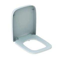 Abattant Renova Plan 500.832.00.1 blanc fermeture ralentie, charnières déclipsables