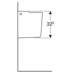 Cache-siphon Renova Plan 292110000 pour lavabos de 55 cm ou plus