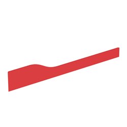 Habillage cache-siphon façade Bambini 430060227 rouge 