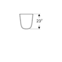 Cache-siphon Renova Compact 296250000 pour lave-mains et lavabos 